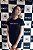 camiseta masculina slim estampa frontal sobreposta - Imagem 4