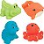 Bichinhos para Banho Animais Aquáticos Buba - Imagem 1
