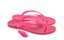 Kit Chinelo Rasteirinha Neon ROSA Brilha no Escuro + Chaveirinho + Bolsa Transparente SHINE ON - Imagem 1