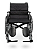 Cadeira de Rodas H17 Aço Carbono 50cm 130kg - Imagem 2