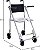 Cadeira de Banho Compacta 203 CDS Cinza 85Kg - Imagem 2