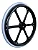 Roda Completa em Nylon com Pneus Infláveis (Roda/Aro/Impulsor/Pneu)-Linha CDS - Imagem 1