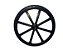 Roda Completa em Nylon com Pneus Infláveis (Roda/Aro/Impulsor/Pneu)-Linha CDS - Imagem 3