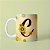 Caneca em cerâmica 325 ml - Artes Letras Girassol - A ate J - Imagem 3