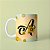 Caneca em cerâmica 325 ml - Artes Letras Girassol - A ate J - Imagem 1