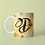 Caneca em cerâmica 325 ml - Artes Letras Girassol - A ate J - Imagem 4