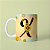 Caneca em cerâmica 325 ml - Artes Letras Girassol - U ate Z - Imagem 4