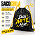 Sacochila Tactel - 50 UNIDADES OU MAIS - Imagem 1