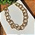 Colar Choker Elos Largos Folheado em Ouro 18k - Imagem 2