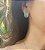 Conjunto de Agata Azul Folheado em Rodio Branco - Imagem 3
