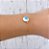 Pulseira Olho Grego Fina Folheada em Ouro 18k - Imagem 2