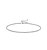 Colar Choker Aro Riviera em Ródio Branco - Imagem 2
