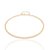 Colar Choker Aro Riviera Folheado em Ouro 18k - Imagem 2