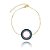 Pulseira Mandala Cravejada Colorida Folheada em Ouro - Imagem 3