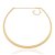 Colar Choker Aro Trabalhado Folheado em Ouro 18k - Imagem 2