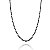 Colar Choker Elos Pequenos em Ródio Negro - Imagem 1