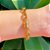 Pulseira Elos Pequenos Folheada em Ouro 18k - Imagem 2