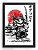 Quadro Decorativo A4 (33X24) Geekz Super Plumber Samurai - Loja Nerd e Geek - Presentes Criativos - Imagem 1