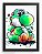 Quadro Decorativo A4 (33X24) Geekz Yoshi - Loja Nerd e Geek - Presentes Criativos - Imagem 1