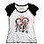 Camiseta Feminina Raglan Kingdom Hearts - Loja Nerd e Geek - Imagem 1