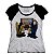 Camiseta Feminina Raglan Mescla Scorpion Street Fighter - Loja Nerd e Geek - Imagem 1