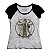 Camiseta Feminina Raglan Mescla Homem Espaço - Loja Nerd e Geek - Imagem 1
