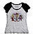 Camiseta Feminina Raglan Mescla Plumber Kombat - Loja Nerd e Geek - Imagem 1