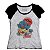 Camiseta Feminina Raglan Mescla Lets Go - Loja Nerd e Geek - Imagem 1