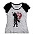 Camiseta Feminina Raglan Mescla Ex Soldado - Loja Nerd e Geek - Imagem 1