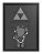 Quadro Decorativo A3 (45X33) Triforce - Loja Nerd e Geek - Presentes Criativos - Imagem 1