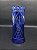 Vaso de Cristal Alemão Azul Cobalto Lapidado - Imagem 1