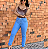 Calça  jogger jeans 100% - Imagem 1