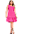 Vestido midi de tecido Duna com babado . - Imagem 1
