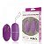 Vibrador Bullet com detalhes prateado sem fio com controle wireless 12 vibrações vip. - Imagem 1
