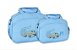 Kit Bolsas De Bebê Maternidade Mave Baby Carros Azul Claro Menino - Imagem 1
