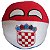 Croáciaball de Pelúcia - Countryball - Imagem 1