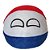 Holanda De Pelúcia Bolinha Holandaball Countryball - Imagem 1