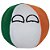 Irlanda De Pelúcia Bolinha Irlandaball Countryball - Imagem 2