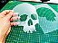 Stencil Caveira para Pinturas e Aerografias - 2R03 - Imagem 1