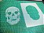 Stencil Caveira para Pinturas e Aerografias - 2R05 - Imagem 6