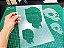 Stencil Caveiras em 2 tamanhos - 2R08 - Imagem 2