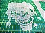 Stencil Caveira Palhaço para Pinturas e Aerografias - 2R13 - Imagem 3