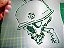 Stencil Caveira com Capacete - 2R20 - Imagem 3