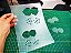 Stencil Dados com 2 tamanhos para Aerografias - Imagem 1