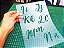 Stencil Letras Cursivas - Alfabeto com 5cm - Imagem 3