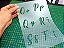 Stencil Letras Cursivas - Alfabeto com 5cm - Imagem 4
