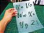 Stencil Letras Cursivas - Alfabeto com 5cm - Imagem 5