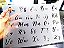Stencil Letras Cursivas Pequenas - Imagem 1