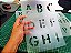 Stencil Letras do Alfabeto com 5cm - Imagem 1