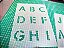 Stencil Letras do Alfabeto com 5cm - Imagem 3